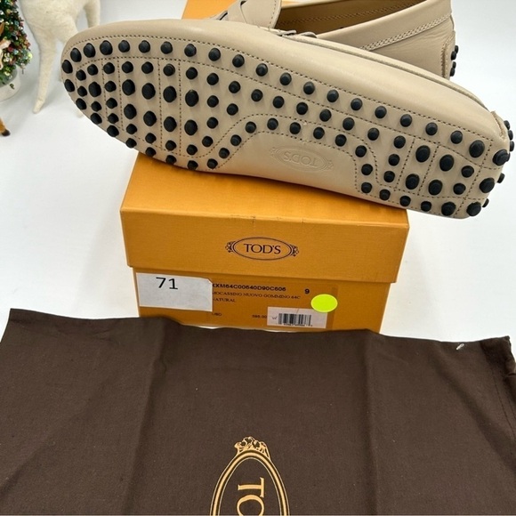 Men’s Tod’s leather driver loafers size 9, made in Italy main image 7